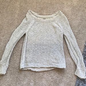 Grey free people sweater